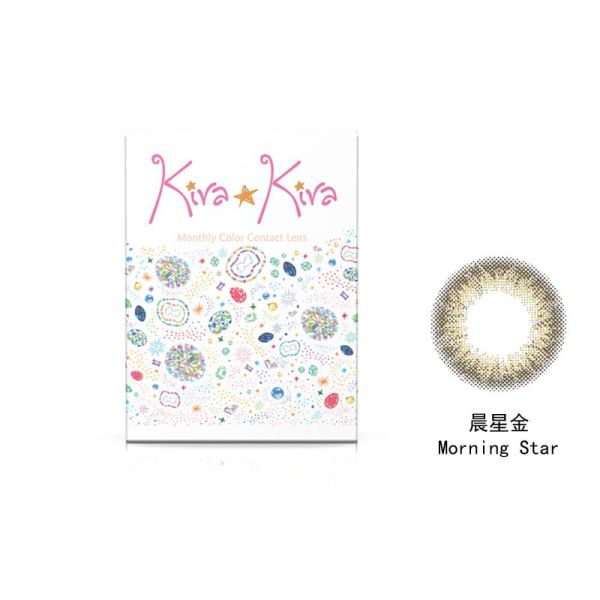 【MIMA】綺娜彩色月拋隱形眼鏡-晨星金 Morning Star (1片裝)